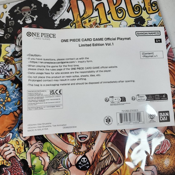 One Piece Card Game Official Playmat Limited Edition vol.1